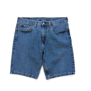 Levis 405 Men’s Denim Shorts Standard Straight 33/10 (tag 34/10) Blue Cotton